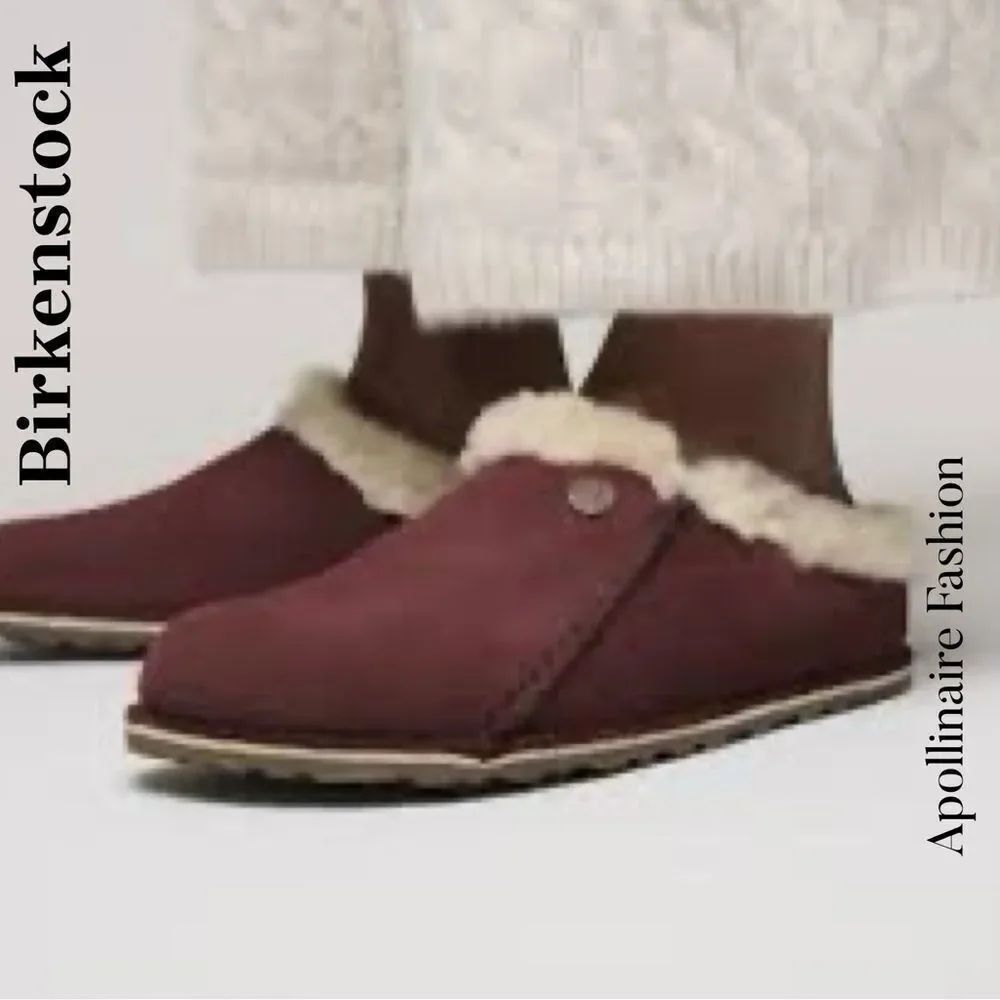 Birkenstock Zermatt Mules in Zinfandel Size 41 Ladies 10 NWT